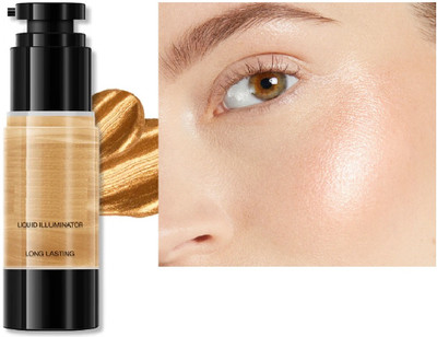 luzimaisa Best Smooth Gold Liquid Highlighter For Makeup Highlighter(Gold)