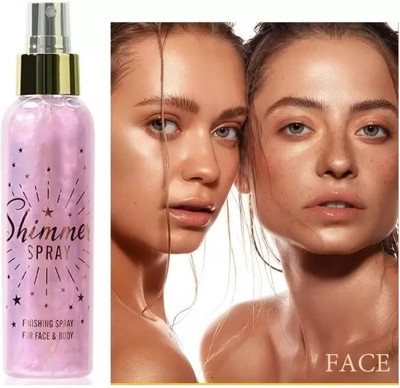 THTC Shimmer Finish Highlighter Spray Highlighter(pink)