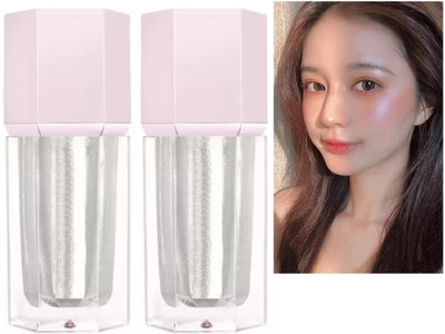 GABBU Liquid silver Highlighter Makeup Smooth Shimmer Glow  Highlighter(silver)