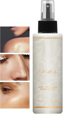 DARYUE Face & Body Silver Liquid Highlighting Spray, Face & Body  Highlighter(Silver)