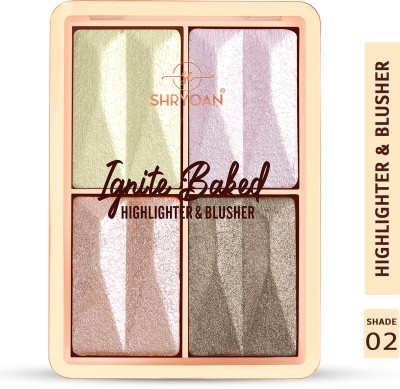 Shryoan Inginte Baked Multi Shimmer Blusher & Makeup Highlighter(Multicolor 02)