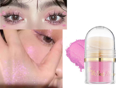 KAIASHA PINK MAKEUP POWDER HIGHLIGHTER ALL MAKEUP USE NEW LOOK Highlighter(golden)