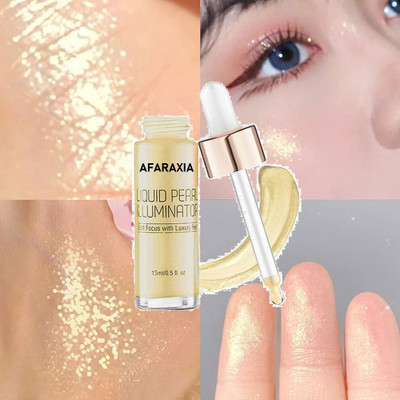 AFARAXIA LIQUID HIGHLIGHTER FOR WOMEN Highlighter(GOLD)