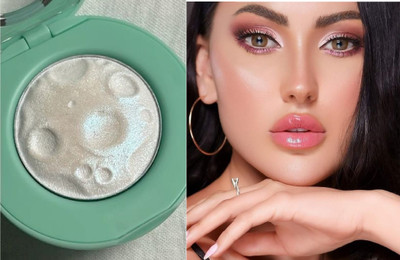 AFARAXIA face & body Best shimmer finish silver highlighter powder Highlighter(silver)