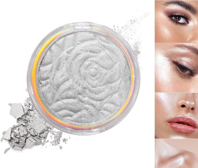 Arcanuy Highlighter Face Makeup Radiant Pigmented Shimmer Rose  Highlighter(WHITE)