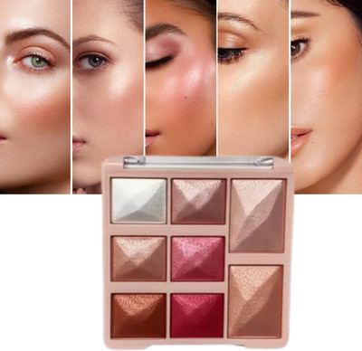 BLUST&FAMME hatedlovee highlighter palette for shining makeup glow pack of 1 Highlighter(multi)
