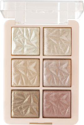MARS 6 illuminating Backed and Blusher Palette Highlighter(Shade-02)