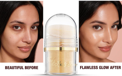 Sheny All Skin Tone Golden Highlighter Combo Highlighter (Gold) Highlighter(15)