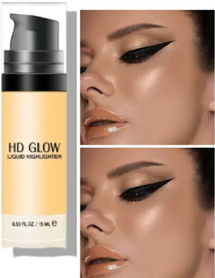 AFARAXIA Long lasting Smooth HD Glow Liquid Highlighter For All Skin Tone  Highlighter(GOLD)