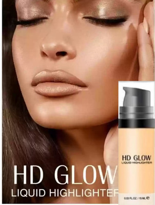 Emijun HD Glow Liquid Highlighter waterpruff long lasting highlighter Highlighter(gold)