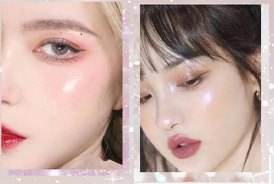 Jiwoo Backed Highlighter Easy-to-blend Formula  Highlighter(muliti color)