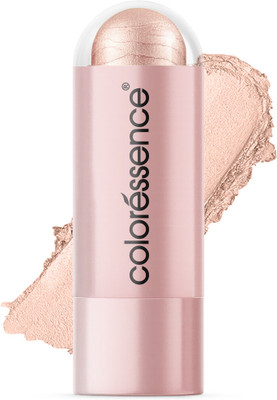 COLORESSENCE Roseate Highlighter Wand with Satin Finish|Metallic Finish Makeup Highlighter H1 Highlighter(Rose Gold)