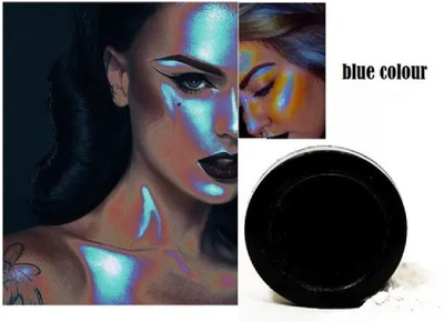 USBK PROFESSIONAL BLUE COLOR CHANGING HIGHLIGHTER POWDER Highlighter(BLUE)