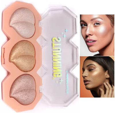 DARVING Highlighter And Blusher for more Blushing Highlighter palette Highlighter(MULTICOLOR)