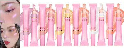 Latixmat Lightweight, Luminous radiance, Easily blendable, For show-stopping glow Highlighter(Multi Color)