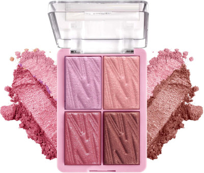 Latixmat Metallic Glitter Makeup Highlighter For All Skin Tone Highlighter(Multicolor)