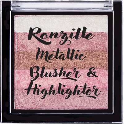 RONZILLE metallic blusher & square palette case highlighter Highlighter(highlighter03)