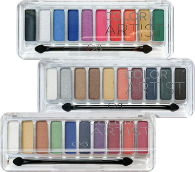 CVB COLOR ARTIST EYESHADOW 10 COLORS Highlighter(MULTI COLOR)