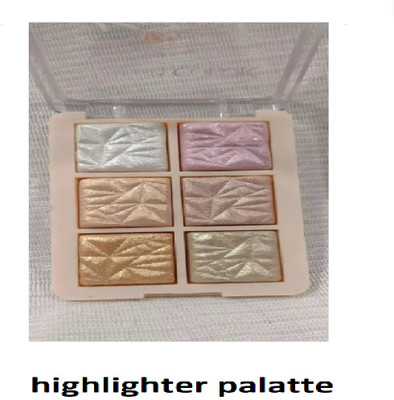 Luipui highlighter palatte unique excellent for girls pack of 1 Highlighter(multicolor)