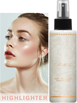 DARVING Face and Body Translucent Crystal Shimmer Highlighter For All Skin Type Highlighter(SILVER)