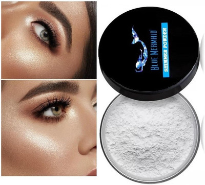 BLUEMERMAID HIGH QUALITY HIGHLIGHTER POWDER SILVER COLOR BEST FOR FACE MAKEUP Highlighter(SILVER)
