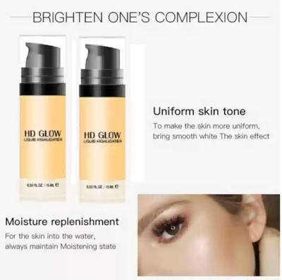 AFARAXIA New HD glow golden liquid highlighter liquid highlighter gold highlighter2 Highlighter(GOLDEN)