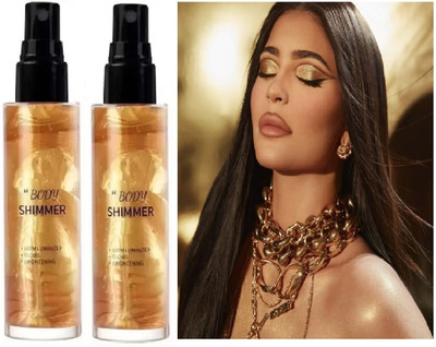 EVERERIN New Gold Simmer Spray Brightening & Illuminating Glowing Skin  Highlighter(Gold)
