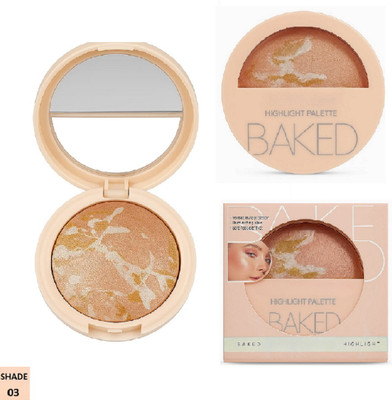 nuvya Natural Look Highlighter with Smooth Texture S3 Highlighter(Golden)