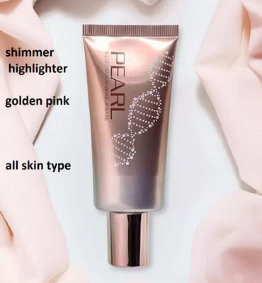 nn hd tube shimmer highlighter gold shade perfect new look pack of 1 Highlighter(GOLDEN PINK)