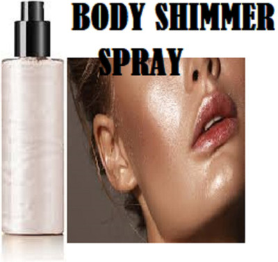 Luipui silver color body shimmer highlighter spray 110ml Highlighter(SILVER)