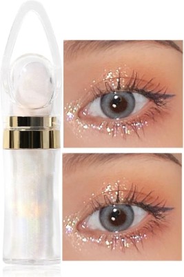 Emijun Shimmer Highlighter, Face and Body Highlighter Powder Stick Makeup,  Highlighter(WHITE)