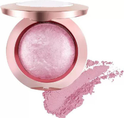 Yuency Smooth Shiny 2 in 1 highlighter and blusher palette Highlighter(pink)