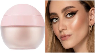 REIMICHI Face Shimmer Highlighter Powder Pigments For Eyes & Face Makeup Shimmery Effect Highlighter(Rose gold)