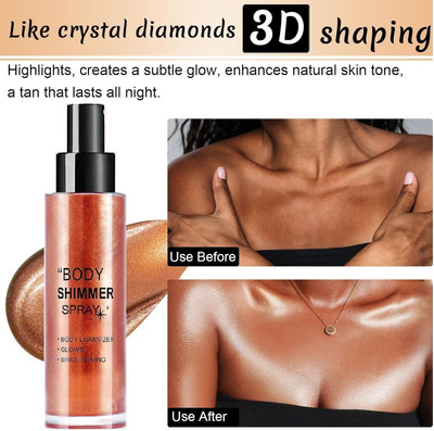 THTC Best Face And Body  Highlighter(Bright Bronze)