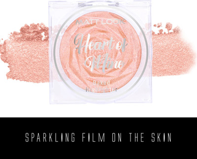 MATTLOOK Heart of Mine Natural Glow Ultra Pigment Easyblend Texture Longwear Illuminating Highlighter(05 Champagne Fizz)