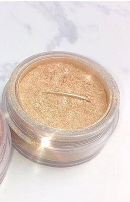 Amaryllis Glitter eye Shadow Highlighter Gold Intense Shimmer Powder  Highlighter(Gold)