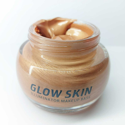 WECHARMERZ Glow Your Skin Illuminator Makeup Base Shade-03 Highlighter(Rose Gold)