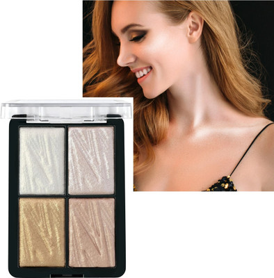 Yuency BEST MAKEUP HIGHLIGHTER AND BLUSHER PALETTE Highlighter(MULTI COLOR)