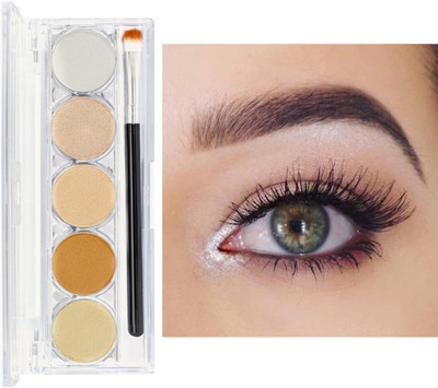 DARVING 5 Color Highlighter Palette soft & smooth Highlighter(MULTI COLOR)