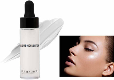 YAWI Shimmering Body & Face Liquid Highlighter Makeup Highlighter(Silver)