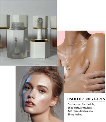 GFSU - GO FOR SOMETHING UNIQUE Long Lasting Shimmer liquid  Highlighter(silver)