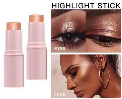 Emijun Highlighter Brighten Face Makeup Shimmer Illumination Glow Highlight  Highlighter(copper)
