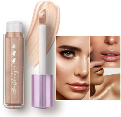 DARYUE Cream Shimmer Illuminator Makeup Water Highlighter Stick Highlighter(light golden)