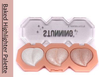 DARYUE Long lasting Blusher & Highlighter Palette for Face Makeup Highlighter(Multicolor)