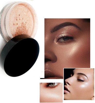 FELICECHIARA Best Pigment Powder - Shimmering Brilliance Highlighter Light Pearls Loose Highlighter(Gold)
