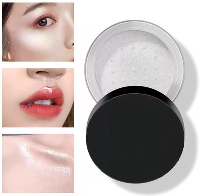 Latixmat Professional Make-Up HD Luminous Shimmer Powder Highlighter(White Shimmer)