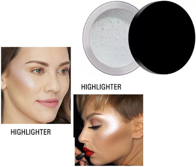 Aylily Highlighting Powder - Silver, 15g, Radiant Glow  Highlighter(Silver)