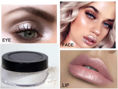 Amaryllis Silver Ultra Pigment Easyblend Texture Longwear Illuminating  Highlighter(Silver)