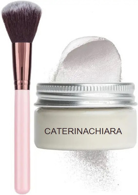 CATERINACHIARA Multi Use Illuminating Powder Highlighter Easy-To-Blend Highlighter/sliver/2/ Highlighter(sliver)