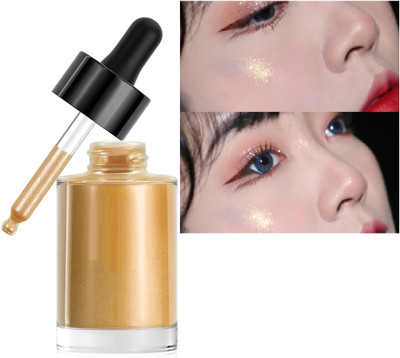 AFARAXIA New illuminator Makeup Base Highlighter for all skin type Highlighter(Golden)
